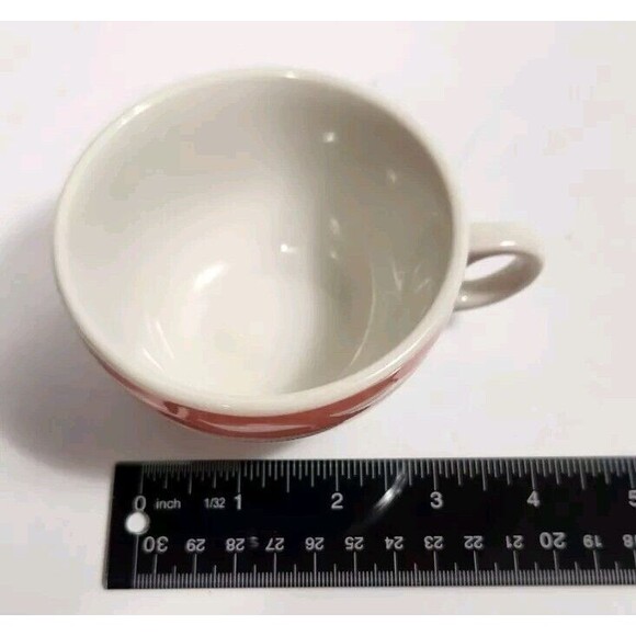 Vintage Jackson Custom China Mug White Wave On Pink Stripe T - Picture 5 of 6